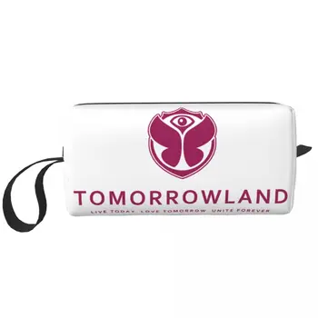 Дорожная Косметичка Tomorrowlands на заказ, Бельгийский Фестиваль электронной Танцевальной музыки, Набор для хранения туалетных принадлежностей для макияжа, Дамский набор для хранения косметики
