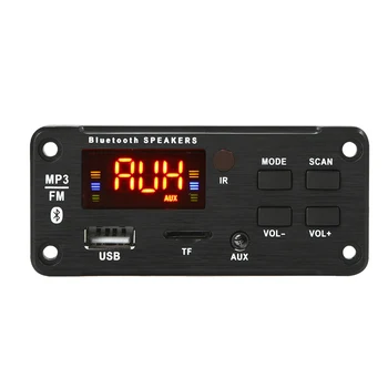 DC12V Беспроводной Bluetooth MP3 WMA USB/SD/FM/AUX Декодер Плата Аудио Модуль Цветной Экран MP3-Плеер для Автомобильных Аксессуаров