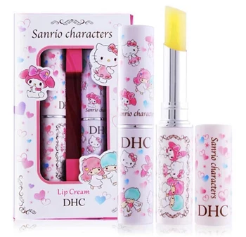 DHC бальзам для губ Kawaii Sanrioed Hell Kitty Olive, 2 шт./компл., косметика для косплея, подарок для девочек, уход за губами