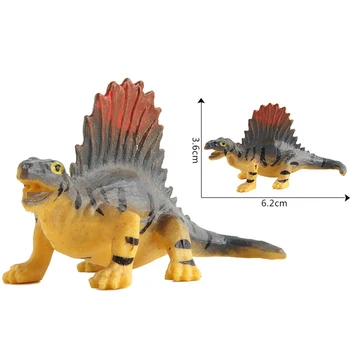 12шт Модель динозавра Обучающая Пластиковая игрушка-имитация динозавра, детская Реалистичная Биологическая игрушка в подарок