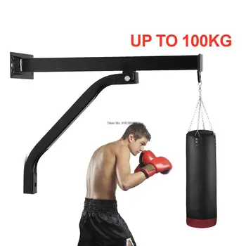 Боксерский мешок для тяжелых ударов весом 100 кг, металлический настенный кронштейн, подвесная подставка (только кронштейн), подставка для вешалки, стальная рама