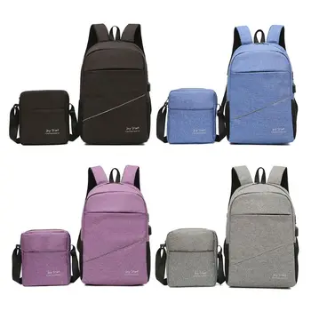Рюкзак унисекс, дорожный рюкзак с USB-зарядкой, сумка для ноутбука, водонепроницаемая