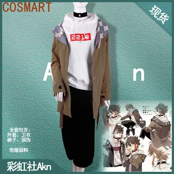 COSMART Аниме Нидзисанджи Втубер, Акина Би, косплей костюм, Униформа для аниме-вечеринки, одежда для Хэллоуина, одежда для ролевых игр.
