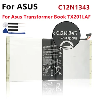 Оригинальный аккумулятор для ноутбука C12N1343 для Asus Transformer Book TX201LAF Batteria