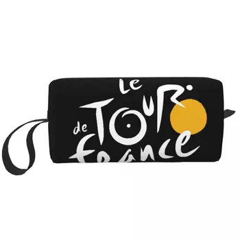 Le Tour The France Косметичка Женская Косметический органайзер для путешествий Кавайный французский велосипед для хранения туалетных принадлежностей Dopp Kit Case Box