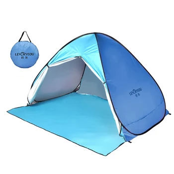 Палатка для кемпинга на открытом воздухе, всплывающая палатка для веселых игр, автоматическая мгновенная палатка, палатка с защитой от ультрафиолета, Солнцезащитный козырек, тент для кемпинга, пляж, задний двор
