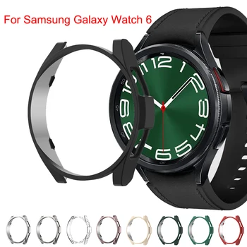 Чехол для ПК Samsung Galaxy Watch 6 40 мм 44 мм С Полой Рамкой Watch 6 Classic 43 мм 47 мм Чехол Противоударный Samsung Galaxy Watch Shell