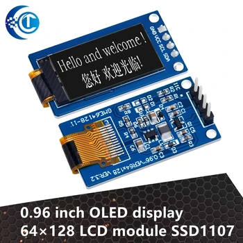 0,96-дюймовый OLED-дисплей 64 × 128 ЖК-модуль SSD1107 LCD 0,96 