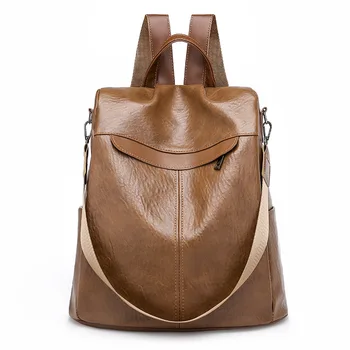 Женская сумка-рюкзак Tilorraine в европейском и американском стиле, студенческий рюкзак большой вместимости, дорожная сумка из мягкой кожи, индивидуальность