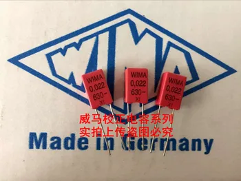 Бесплатная доставка 10шт/30шт WIMA Германия конденсатор MKS2 630V 0.022 мкФ 223 22nf 630V P = 5 мм