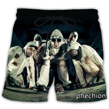 phechion Новые модные мужские /женские повседневные шорты с 3D принтом Gutalax Rock, новинка, уличная одежда, мужские свободные спортивные шорты L158