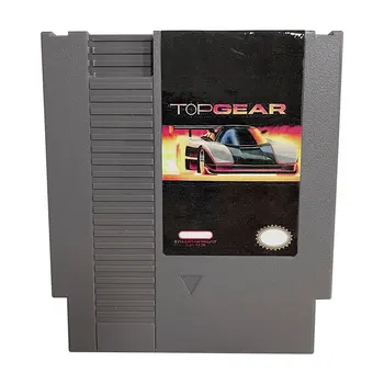 8-битная игровая карта 72 контакта TOPGEAR NTSC и Pal Версия картриджа для видеоигры для NES