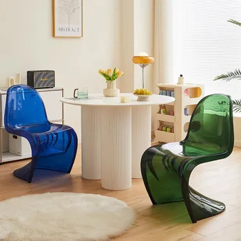 Индивидуальное Офисное Эргономичное кресло Столовая Столовая Свадебные Пластиковые стулья с откидной спинкой Sillon Dormitorio Мебель для спальни WXH30XP