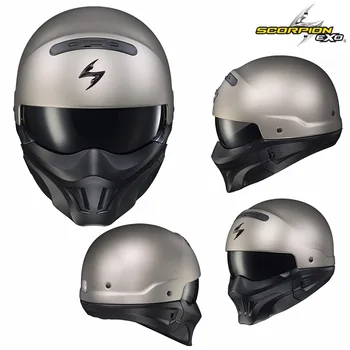 Мотоциклетный шлем American Scorpion для бездорожья, ралли по бездорожью, туристический шлем с полным покрытием, мультимодельный шлем, опция