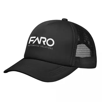 Бейсболка с логотипом Faro Automated Solutions, кепка дальнобойщика, пушистая шляпа, Роскошная брендовая черная роскошная женская шляпа, мужская