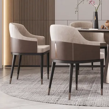 Скандинавский одноместный стул для гостиной с откидной спинкой, водонепроницаемые минималистичные кресла для отдыха, Кресло для чтения, Предметы домашнего обихода, мебель для дома