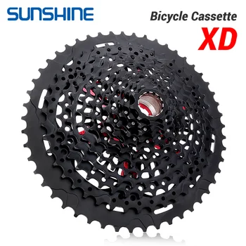 SUNSHINE XD Structure Велосипедная Кассета 12 Скоростей 9T-50T Черный Горный Велосипед Свободного Хода 12V для Sram XD freehub GX EAGLE XX1 X01