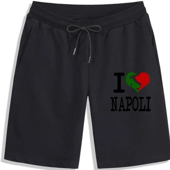 2017 модные мужские шорты с 3D Принтом MenCool I Love Napoli Lo0061, Высококачественные шорты с принтом для мужчин