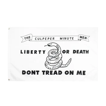 90x150 см Флаги Свободы или смерти Culpeper Minute Men