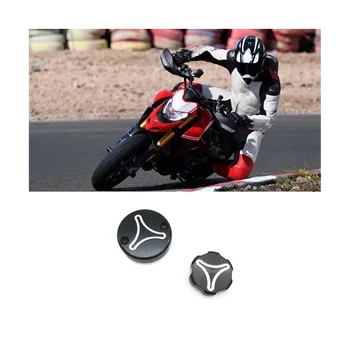 Защитный колпачок для резервуара тормозной жидкости мотоцикла для Ducati 748 916 PANIGALE V4 HYPERMOTARD 950 Черный