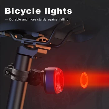 Велосипедный Умный Датчик Торможения 500 мАч Сигнальная Лампа Для Ночной Езды На Велосипеде Перезаряжаемые Быстроразъемные Велосипедные Аксессуары