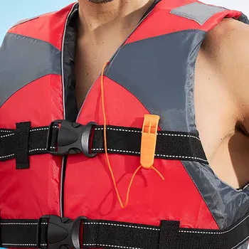 Спасательный жилет Oulylan, купальный костюм для взрослых с регулируемой плавучестью, спасательный жилет из полиэстера, водолазный жилет со свистком на открытом воздухе