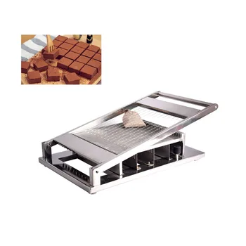 Коммерческий Шоколадный гитарный резак из нержавеющей стали, Ручная машина для резки мягких конфет, сырцовых шоколадных блоков, Шоколадный проволочный резак