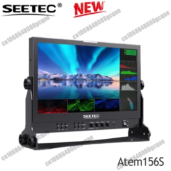 SEETEC ATEM156S 15,6-Дюймовый Монитор Директора Прямой Трансляции Quad Split Display 4 3G-SDI HDMI Входа-Выхода для ATEM Mini
