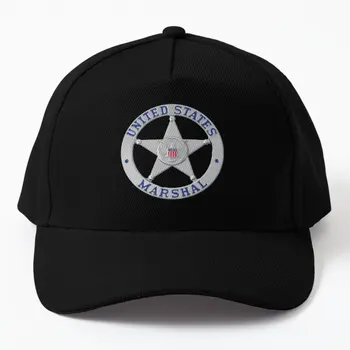 Значок Маршала США USMS Бейсболка Snapback Мужская уличная однотонная кепка Солнцезащитная шапка с летним принтом
