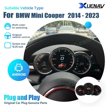 Автомобильный ЖК-Измеритель Скорости Для BMW Mini Cooper 2014-2023 Интеллектуальный Цифровой Кластер Виртуальной Приборной Панели Кабины Блок Экрана