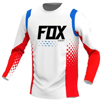 2023 MOTO Downhill Sweatshirt Foxxamo Mtb Горная Велосипедная Рубашка Для Скоростного Спуска Толстовка для Мотокросса По пересеченной местности Enduro DH