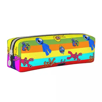 Супер Красочные пеналы Rainbow Friends, классический планшет, сумка для ручек, студенческие школьные принадлежности большой емкости, подарочный пенал для карандашей