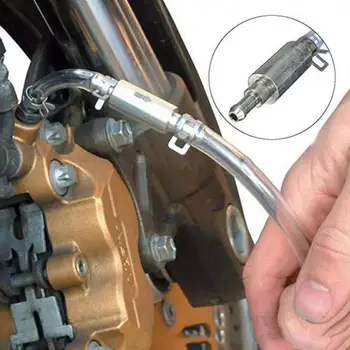 Прокачка тормозов с гидравлическим сцеплением для мотоцикла, односторонний клапан, инструмент для прокачки шланга