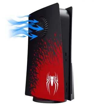 Для Ps5 Skin Красная /белая защитная пленка в виде паука, виниловая наклейка, наклейки для SonyPlayStation 5